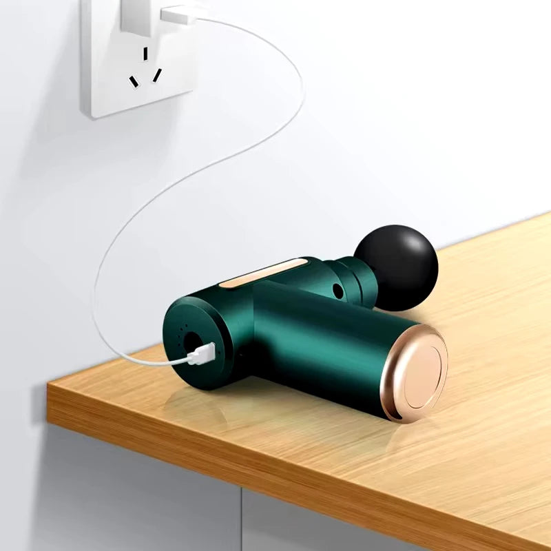 ZenPulse Mini Massage Gun – Deep Tissue Fascia Relief Tool for Healing, Recovery & Energy Flow