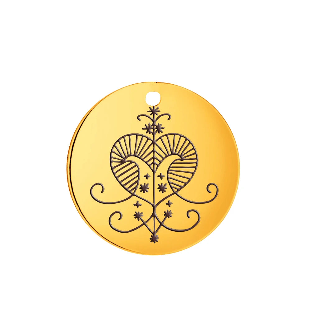 Voodoo Veve Pendant Collection | Stainless Steel Amulets of the Lwa for Protection, Love & Power