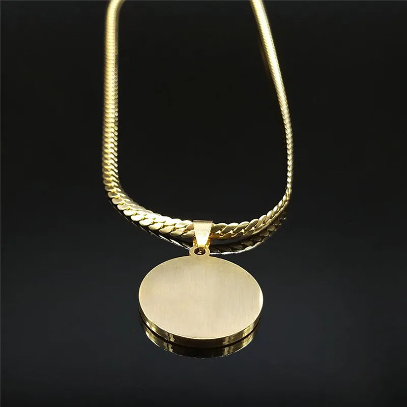 Saint Expeditus Pendant Necklace – Stainless Steel Talisman of Urgent Causes & Protection