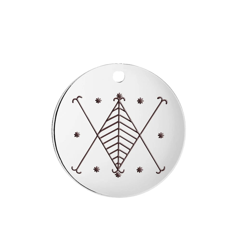 Voodoo Veve Pendant Collection | Stainless Steel Amulets of the Lwa for Protection, Love & Power