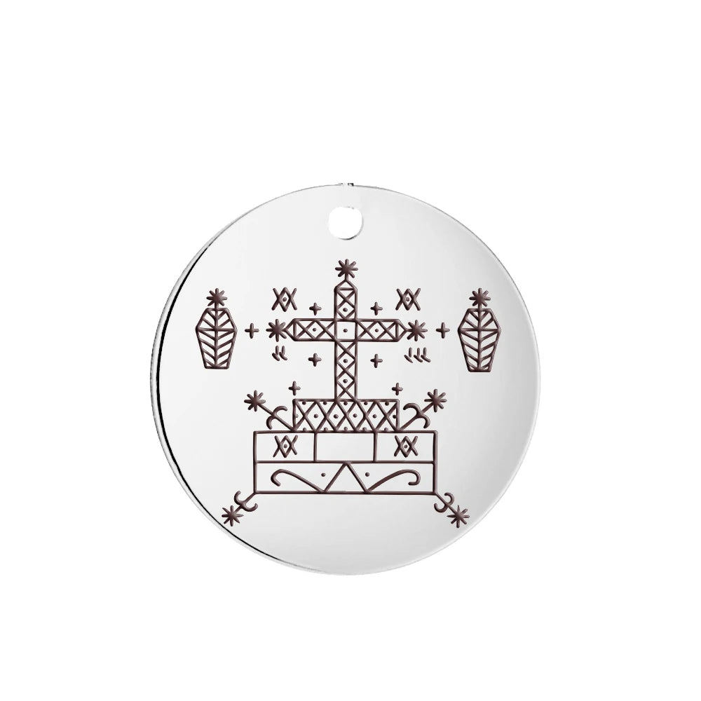 Voodoo Veve Pendant Collection | Stainless Steel Amulets of the Lwa for Protection, Love & Power