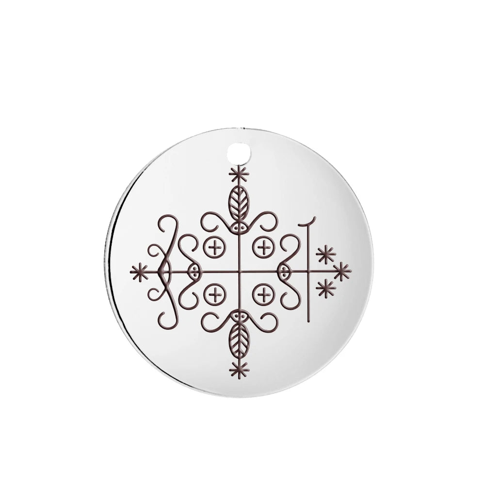 Voodoo Veve Pendant Collection | Stainless Steel Amulets of the Lwa for Protection, Love & Power