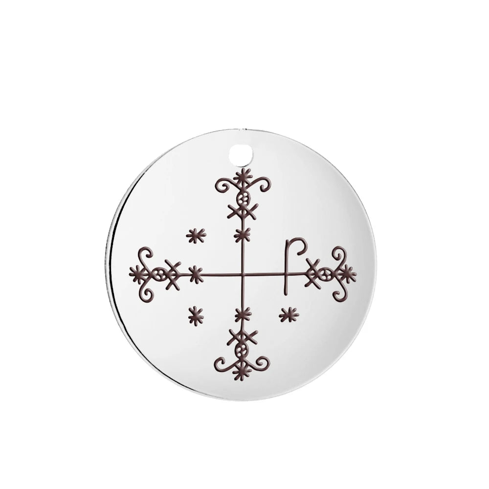 Voodoo Veve Pendant Collection | Stainless Steel Amulets of the Lwa for Protection, Love & Power