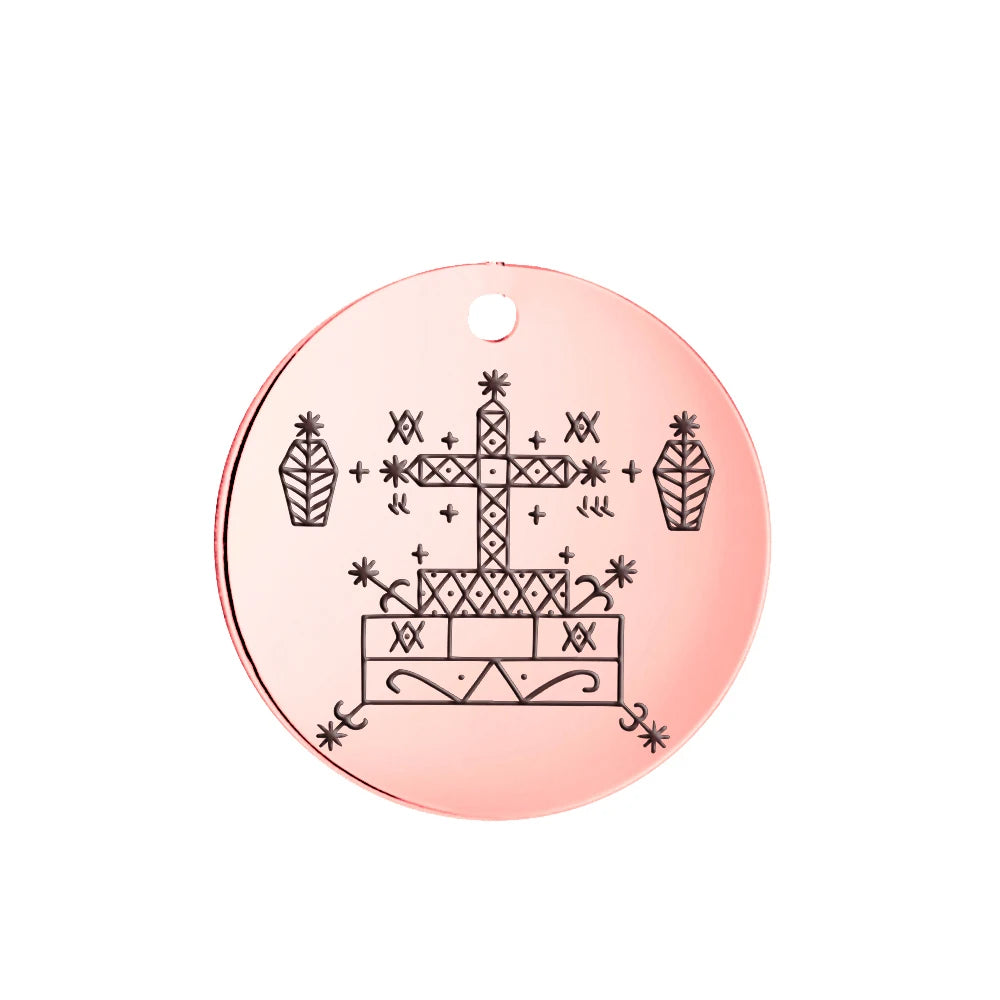 Voodoo Veve Pendant Collection | Stainless Steel Amulets of the Lwa for Protection, Love & Power