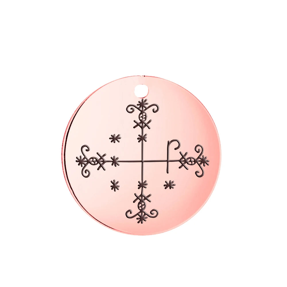 Voodoo Veve Pendant Collection | Stainless Steel Amulets of the Lwa for Protection, Love & Power
