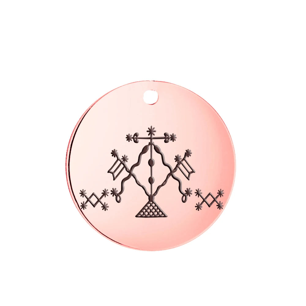 Voodoo Veve Pendant Collection | Stainless Steel Amulets of the Lwa for Protection, Love & Power