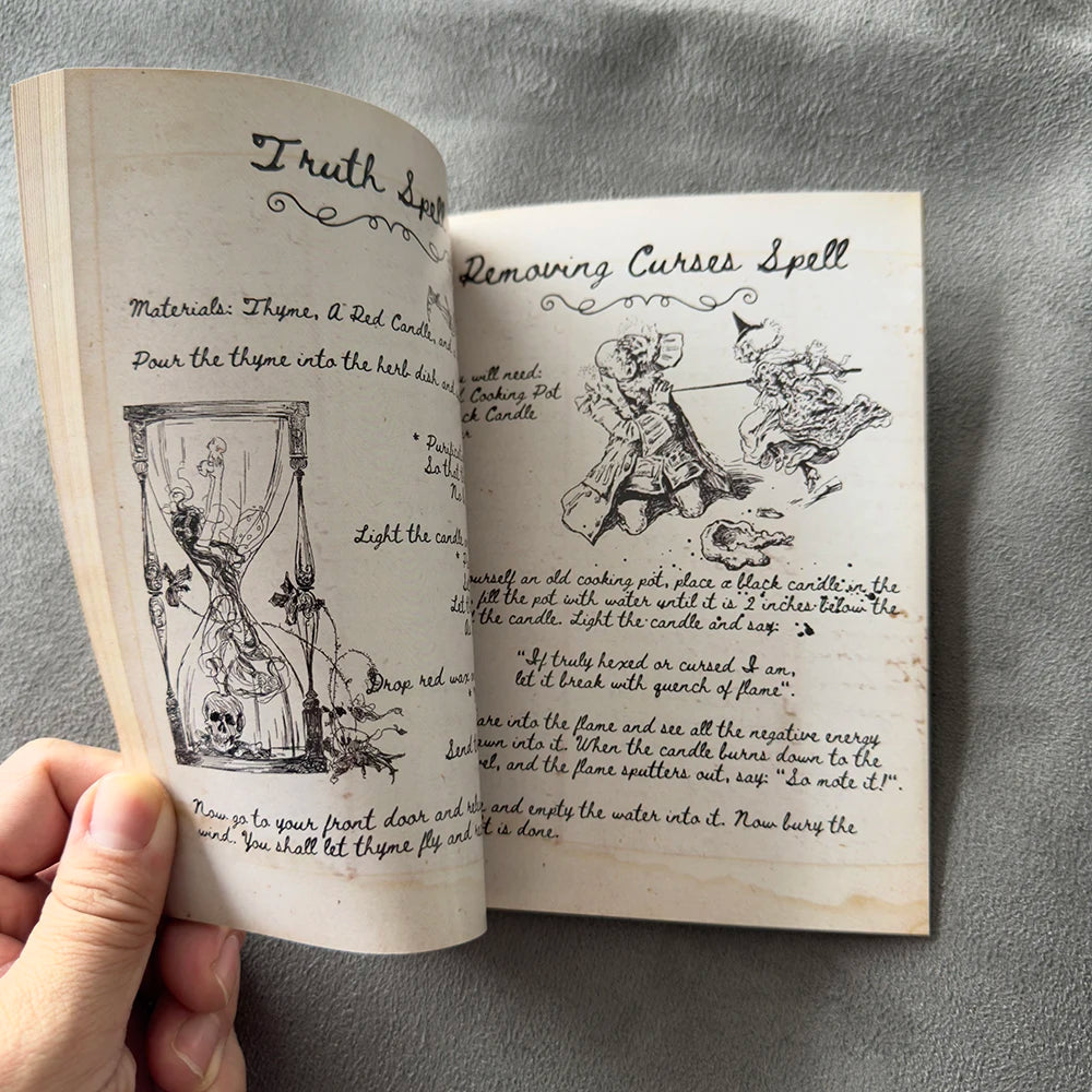 Old Witch Spells Bundle | 49 Handwritten Spells, 66 Pages of Vintage Witchcraft Magick for Your Wicca Spellbook