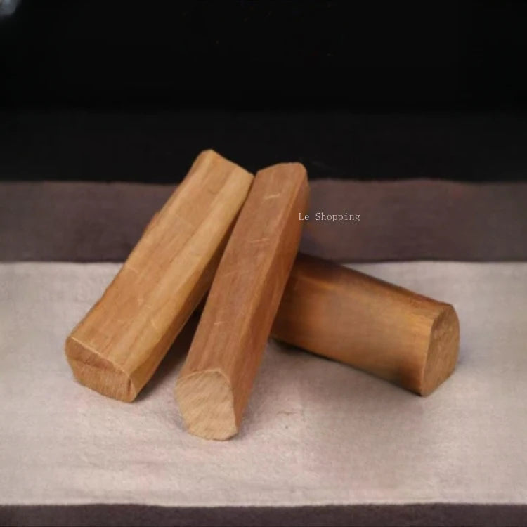 Sacred Sandalwood Segments – Natural Aromatherapy Logs for Car Charms, Meditation Beads & Energy Clearing