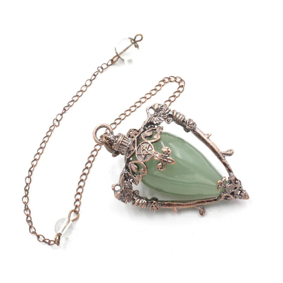 Natural Stone Pendulum Collection :Channel clarity. Awaken your inner guidance