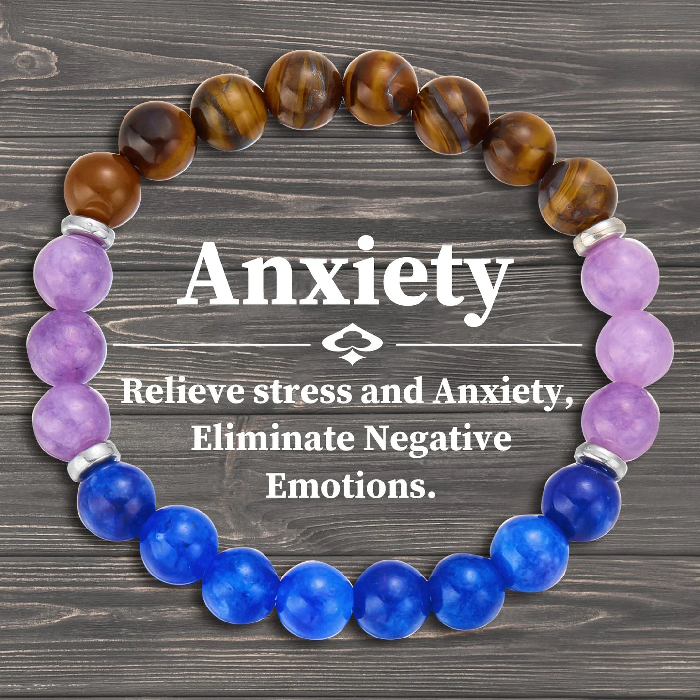 Sacred Intention Stone Bracelets – 7 Chakra Energy Alignment & Blessing Bands for Love, Protection, Luck & More