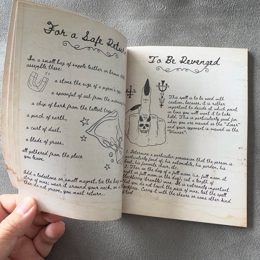 Old Witch Spells Bundle | 49 Handwritten Spells, 66 Pages of Vintage Witchcraft Magick for Your Wicca Spellbook