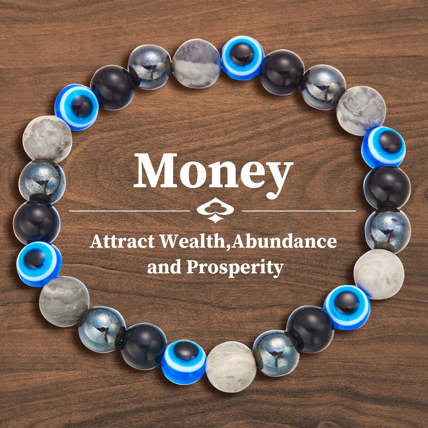 Sacred Intention Stone Bracelets – 7 Chakra Energy Alignment & Blessing Bands for Love, Protection, Luck & More