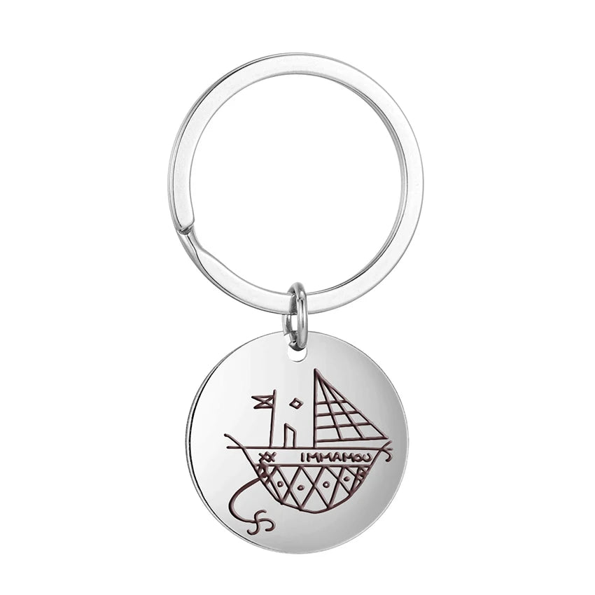 Mystic Voodoo Veve Keychain – Symbols of the Divine Loa