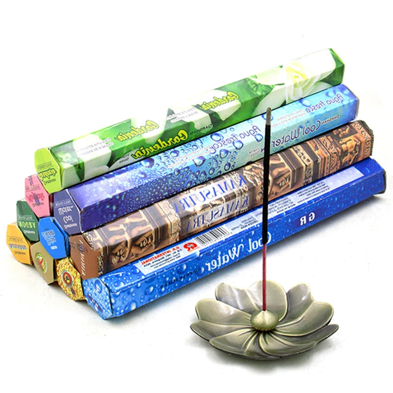 20 Sticks Handmade Indian Incense – White Sage, Sandalwood, Lavender, Yoga & Meditation Scents