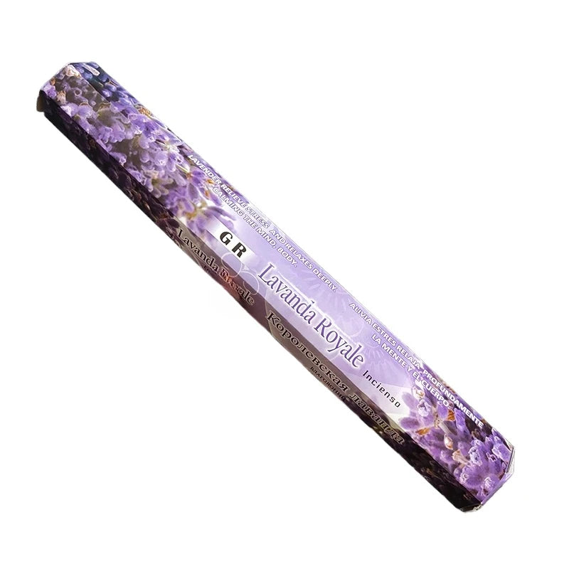 20 Sticks Handmade Indian Incense – White Sage, Sandalwood, Lavender, Yoga & Meditation Scents
