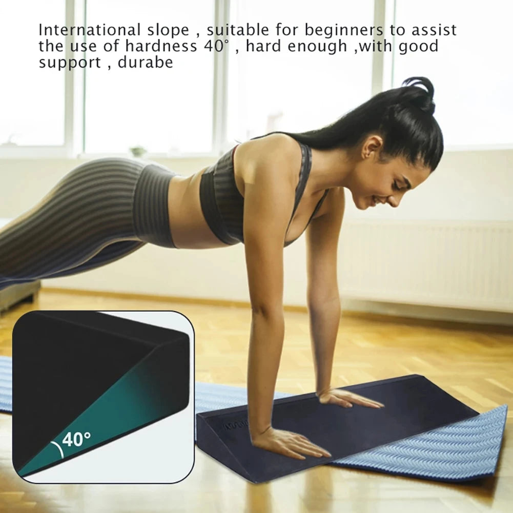 Incline Foam Yoga Wedge Blocks – Lightweight Slant Boards for Squats, Stretching, Wrist & Back Support – Gym, Fitness, and Physical Therapy