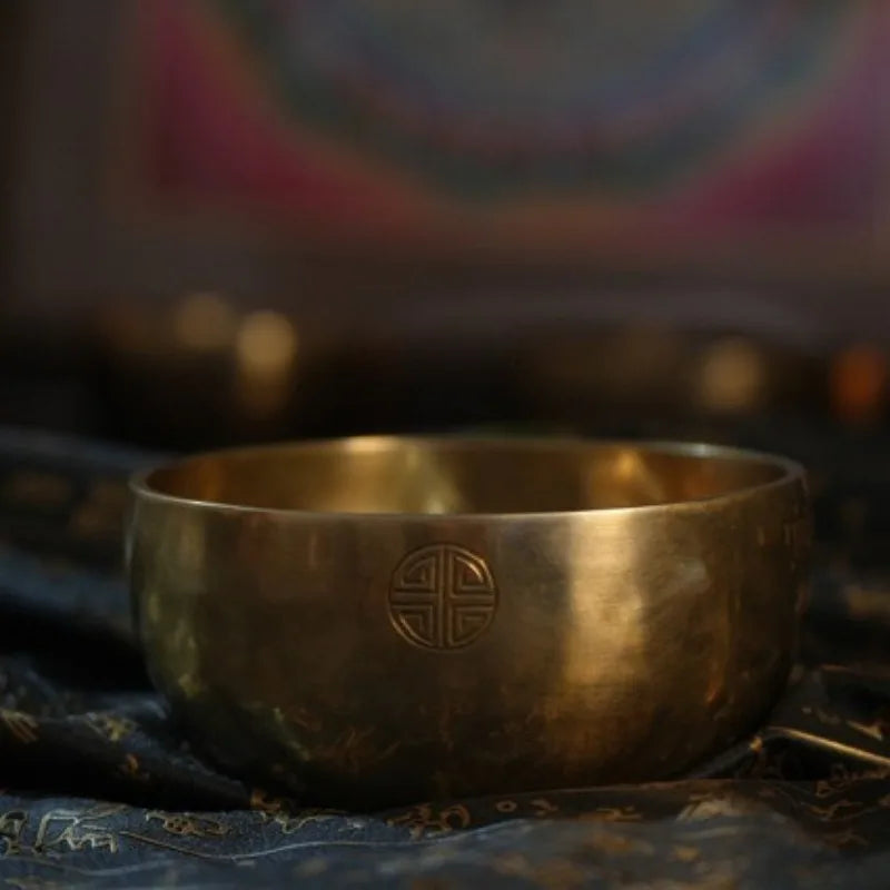 Awaken the Sacred Sound Within and Invoke Stillness — Handmade Nepal Full Moon Singing Bowl