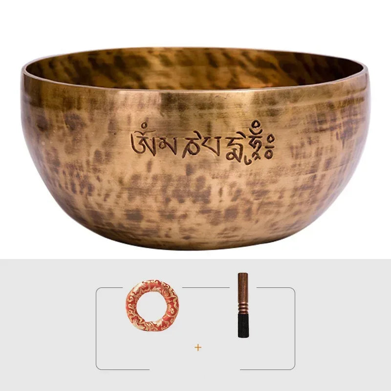 Awaken the Sacred Sound Within and Invoke Stillness — Handmade Nepal Full Moon Singing Bowl