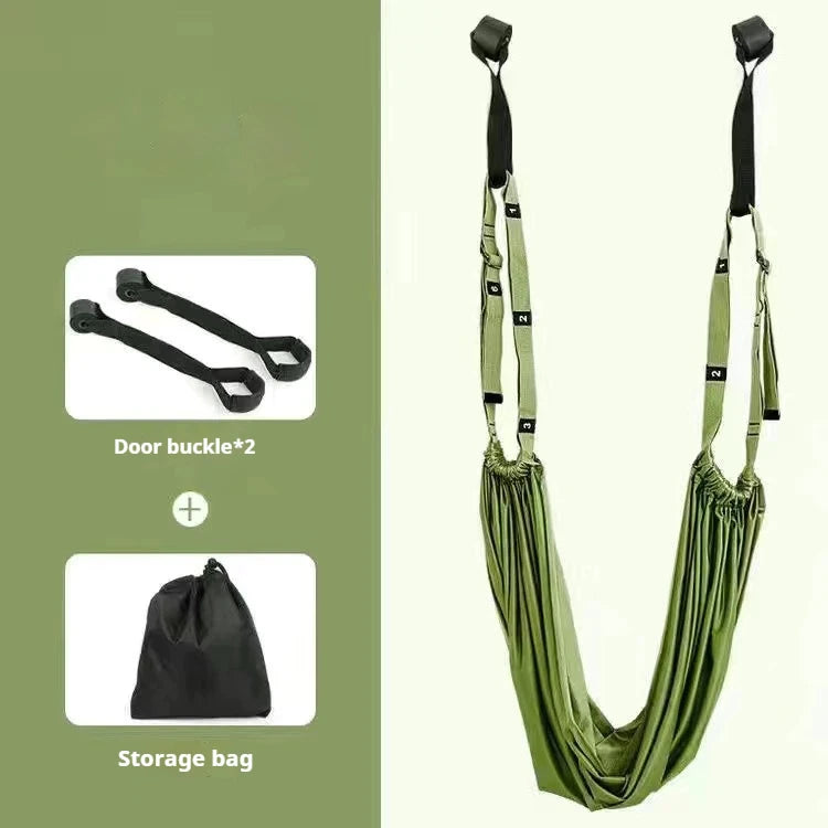 Aerial Yoga Hammock Set – Back & Leg Stretching Swing for Home Fitness