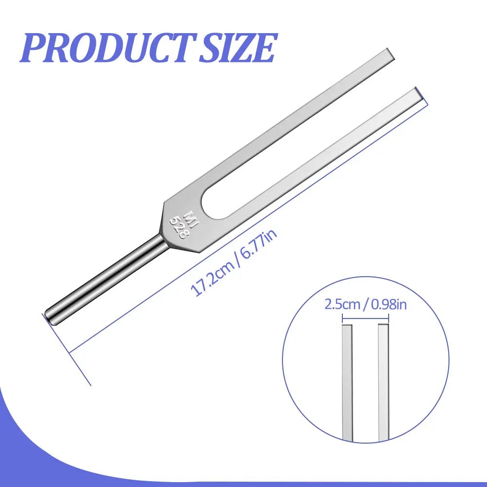528Hz DNA Repair Tuning Fork Set – Sound Healing Tool for Meditation, Chakra Alignment & Cellular Renewal