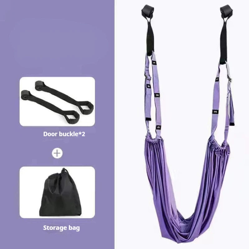 Aerial Yoga Hammock Set – Back & Leg Stretching Swing for Home Fitness