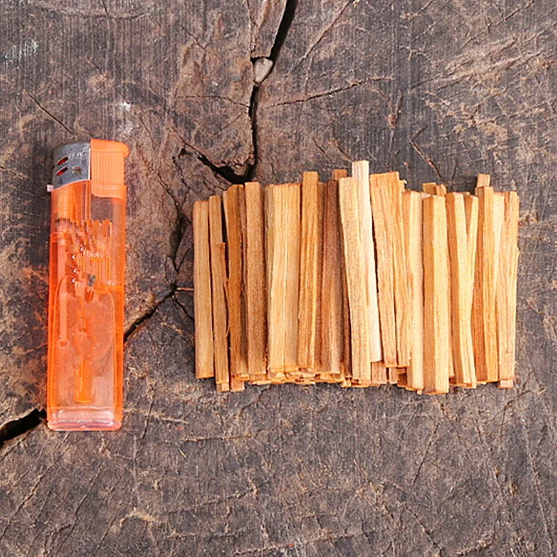 3A Ancient Sandalwood Strips (50g) – 600-Year-Old Sacred Wood for Temple Offerings, Rituals & Aromatherapy