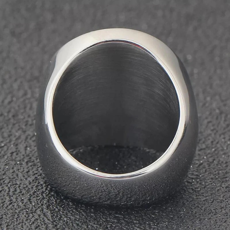Papa Legba Veve Ring – Vodou Crossroads Talisman of Guidance & Protection