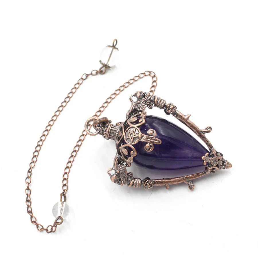 Natural Stone Pendulum Collection :Channel clarity. Awaken your inner guidance