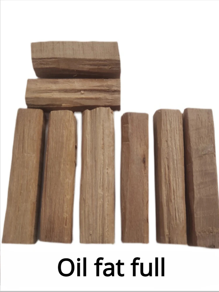 Sacred Sandalwood Segments – Natural Aromatherapy Logs for Car Charms, Meditation Beads & Energy Clearing