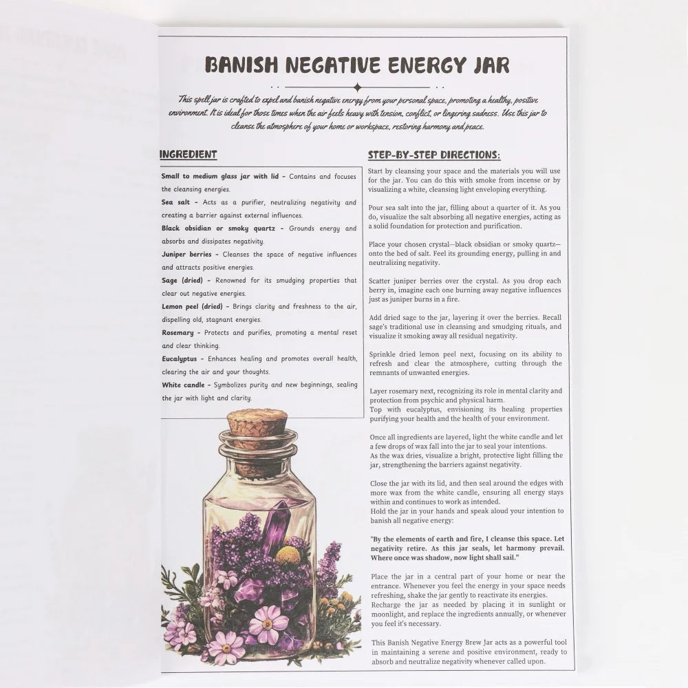 Mystic Spell Jar Recipe Book – 20 Enchanting Spells for Luck, Healing & Protection