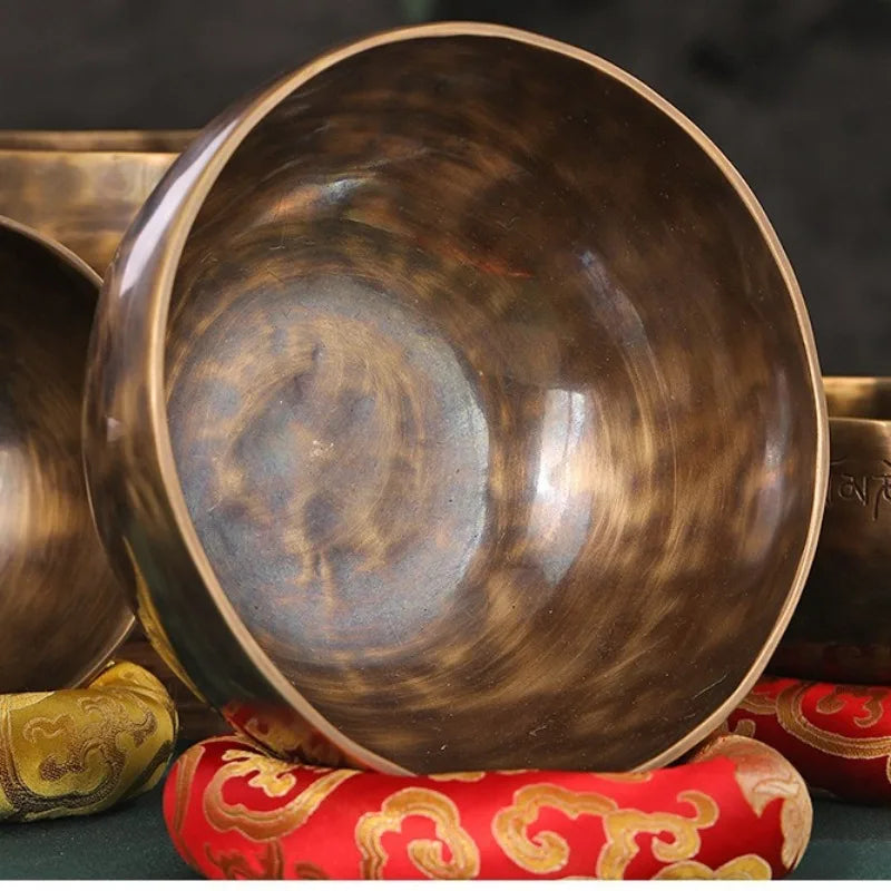 Awaken the Sacred Sound Within and Invoke Stillness — Handmade Nepal Full Moon Singing Bowl