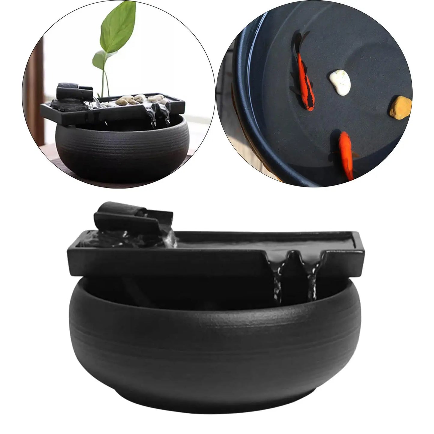Tranquility Bowl – Minimalist Water Fountain for Zen Desks & Sacred Spaces