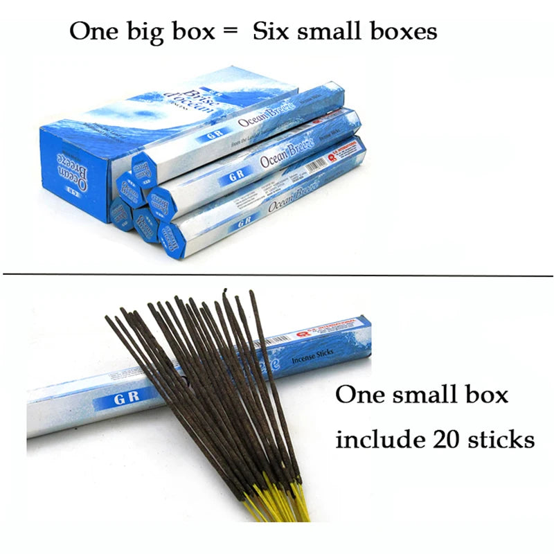 20 Sticks Handmade Indian Incense – White Sage, Sandalwood, Lavender, Yoga & Meditation Scents