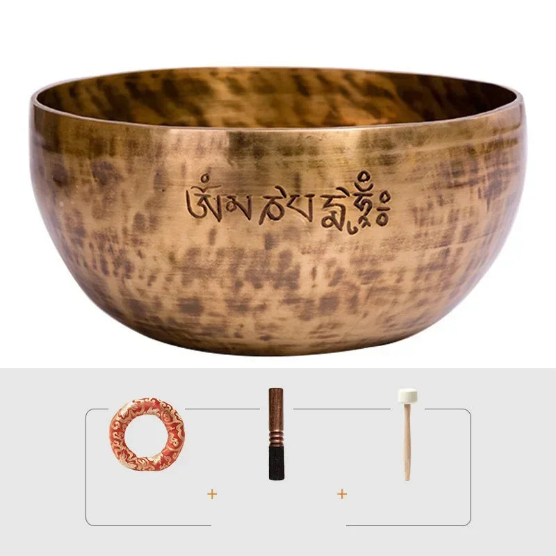 Awaken the Sacred Sound Within and Invoke Stillness — Handmade Nepal Full Moon Singing Bowl