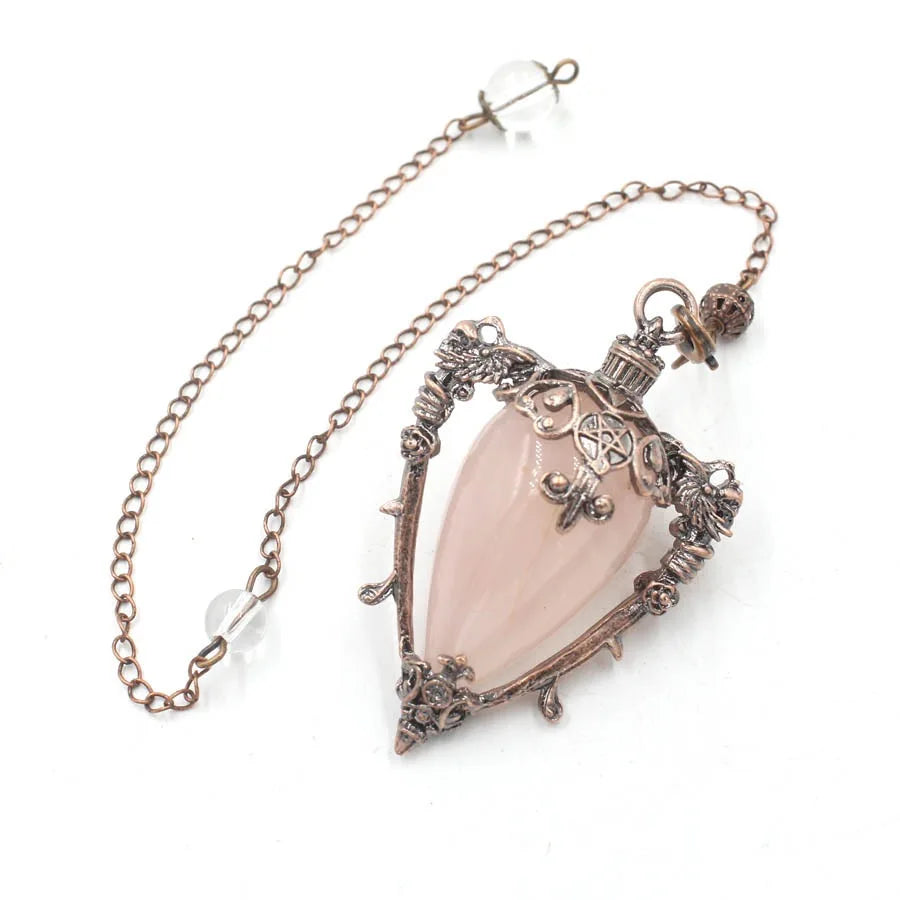 Natural Stone Pendulum Collection :Channel clarity. Awaken your inner guidance