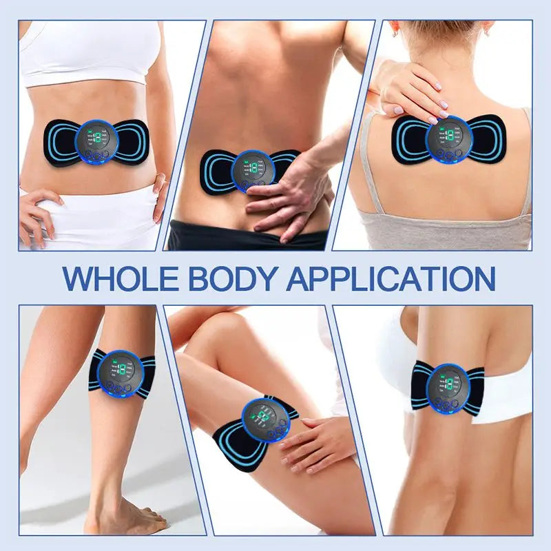 Mini Intelligent Neck & Shoulder Massager – Portable Wellness Patch with Adjustable Healing Modes