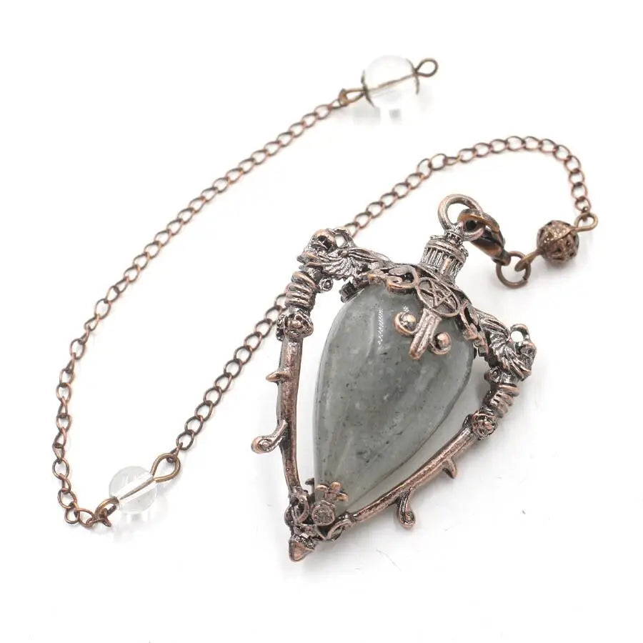 Natural Stone Pendulum Collection :Channel clarity. Awaken your inner guidance