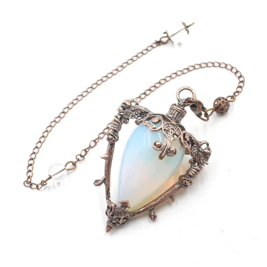 Natural Stone Pendulum Collection :Channel clarity. Awaken your inner guidance