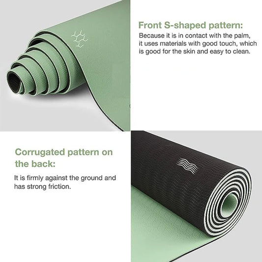 Sacred Grounding Yoga Mat — Two-Tone TPE