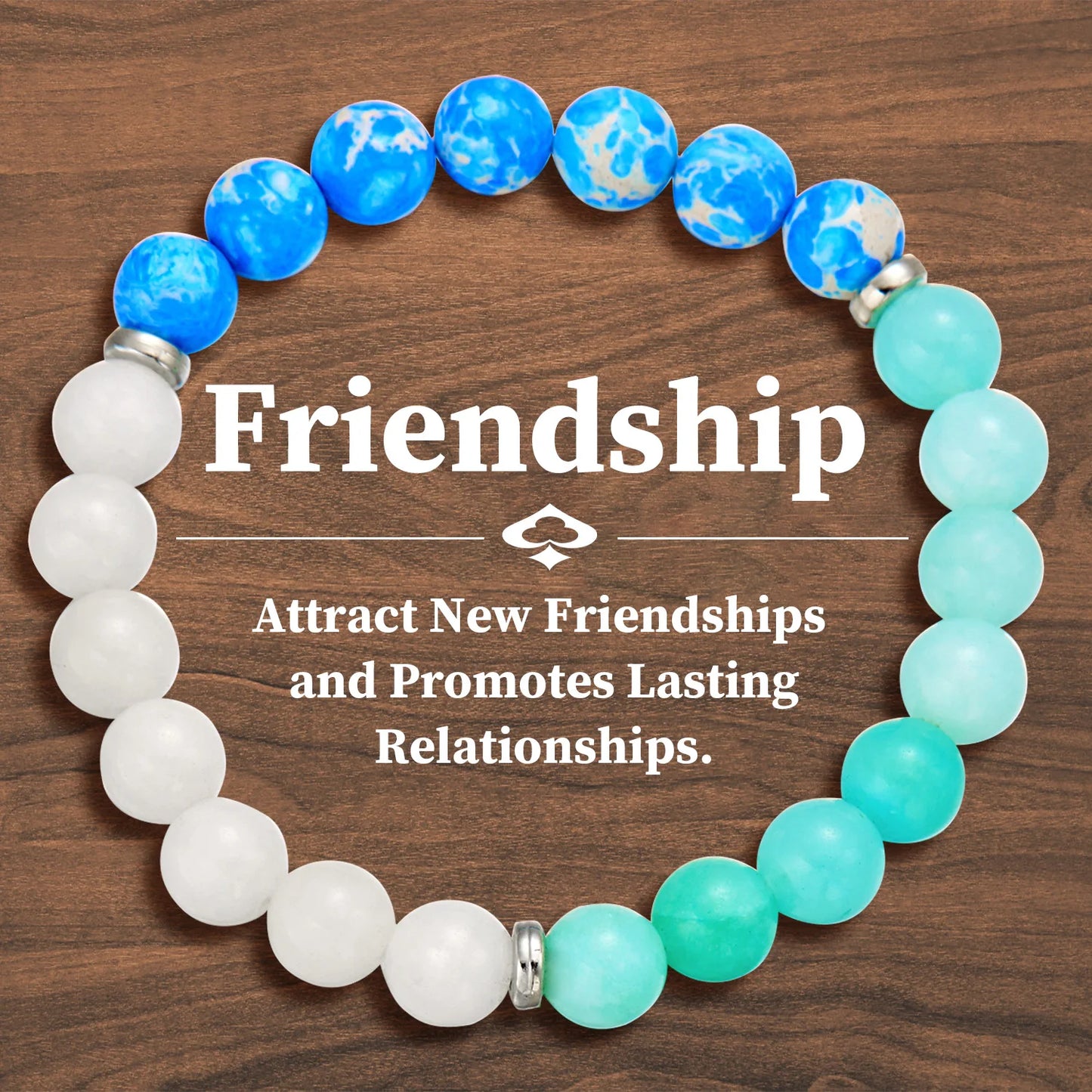 Sacred Intention Stone Bracelets – 7 Chakra Energy Alignment & Blessing Bands for Love, Protection, Luck & More