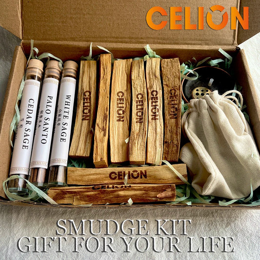 Palo Santo Smudging Set – Sacred Wood & Holder for Meditation, Cleansing, Yoga & Spiritual Healing
