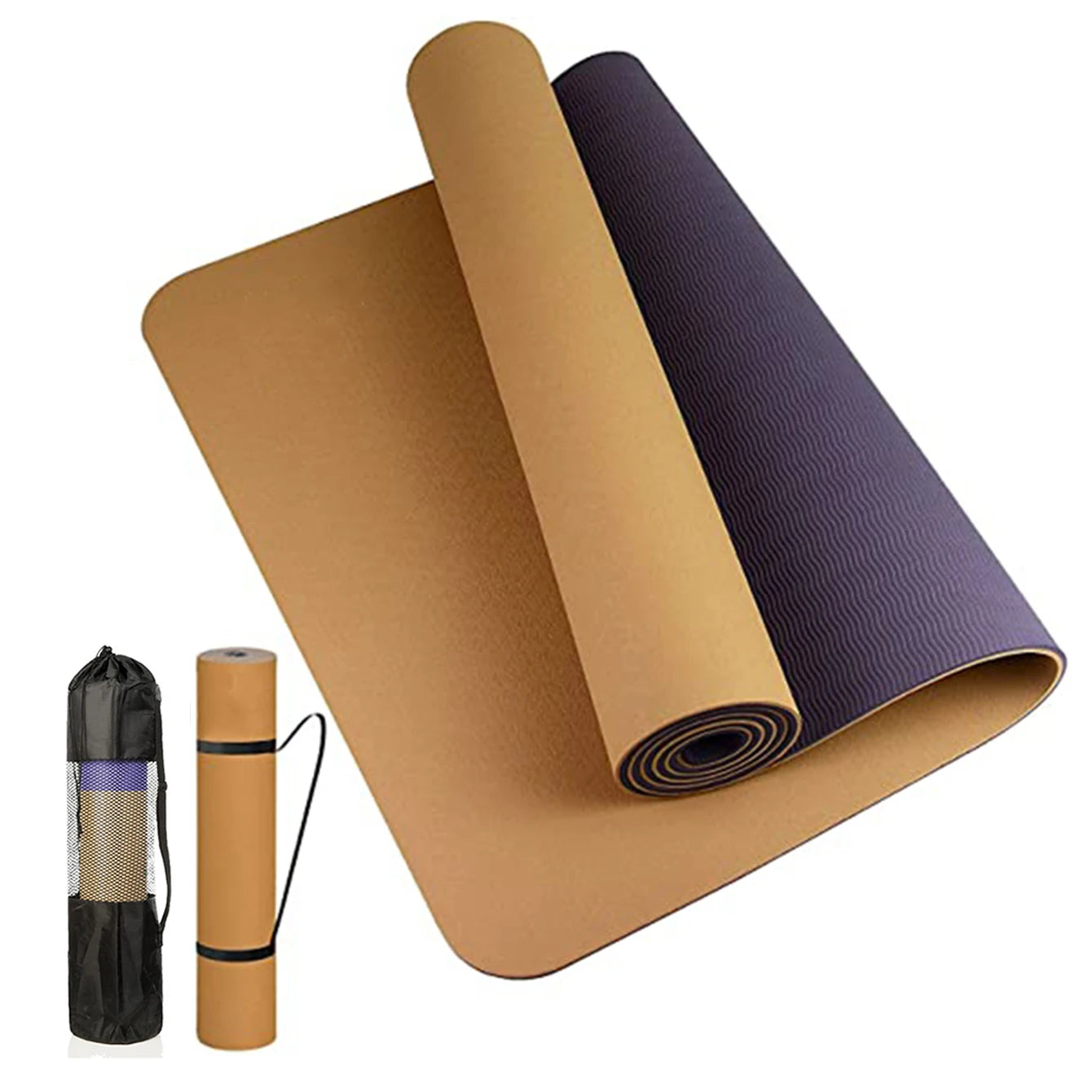 Sacred Grounding Yoga Mat — Two-Tone TPE