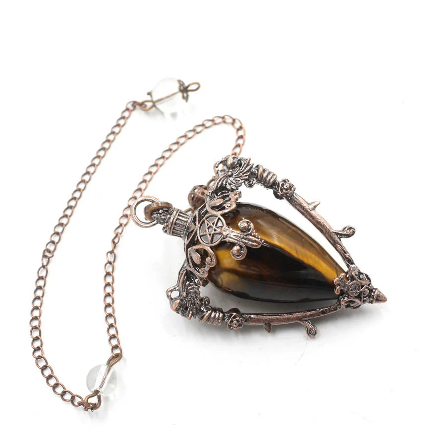 Natural Stone Pendulum Collection :Channel clarity. Awaken your inner guidance