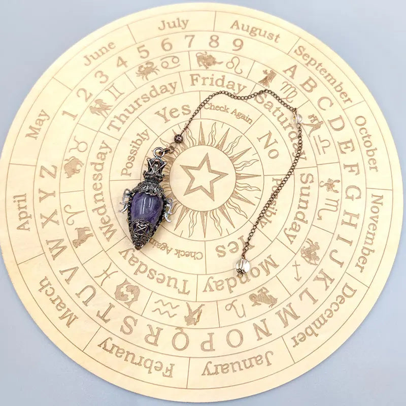 Natural Stone Pendulum Collection :Channel clarity. Awaken your inner guidance