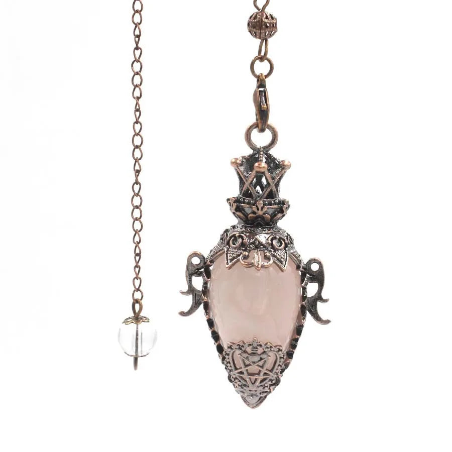 Natural Stone Pendulum Collection :Channel clarity. Awaken your inner guidance