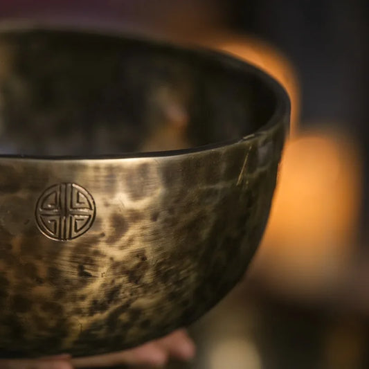 Awaken the Sacred Sound Within and Invoke Stillness — Handmade Nepal Full Moon Singing Bowl