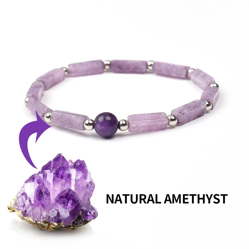 Divine Amethyst Aura Bracelet – Energy Cleanse & Body Harmony