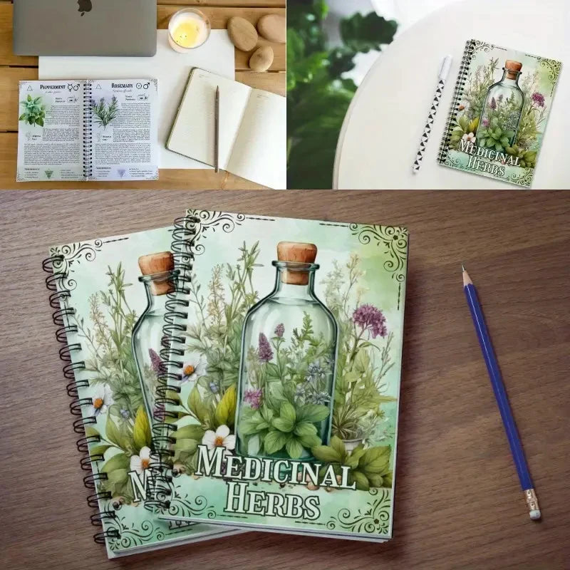 Herbal Grimoire & Spell Jar Guide – Healing, Protection, Luck & Witchcraft Wisdom