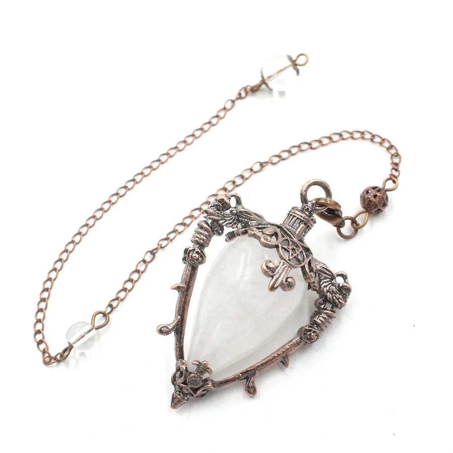 Natural Stone Pendulum Collection :Channel clarity. Awaken your inner guidance