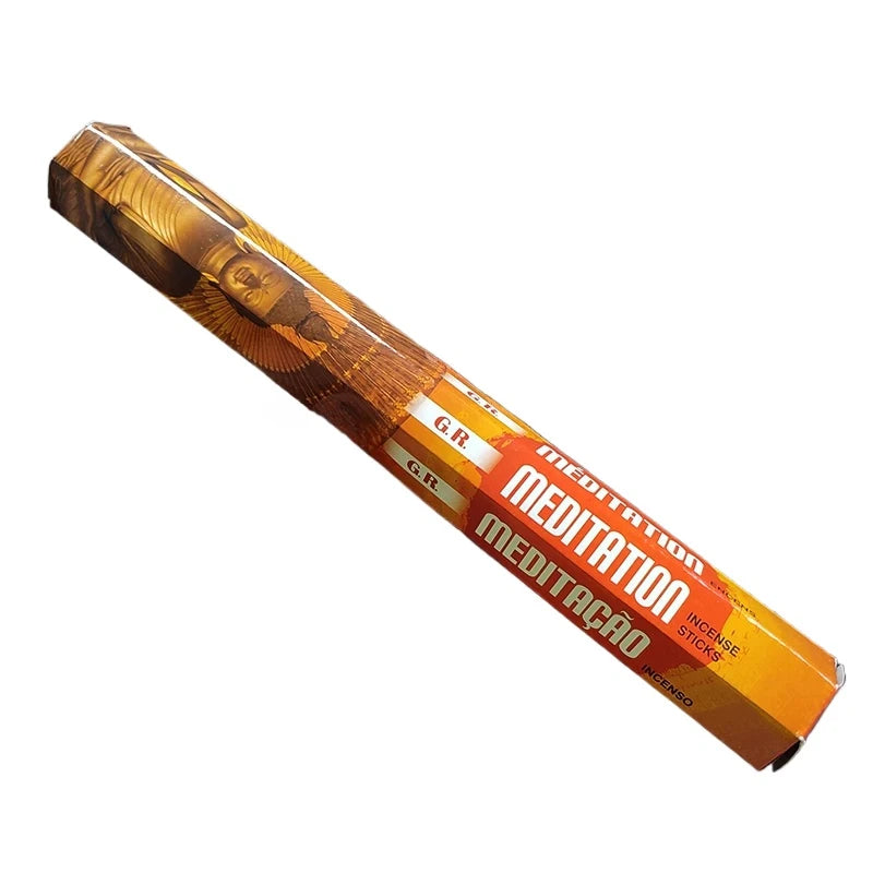 20 Sticks Handmade Indian Incense – White Sage, Sandalwood, Lavender, Yoga & Meditation Scents